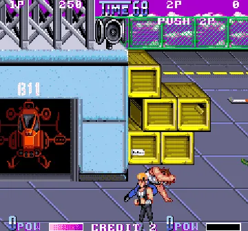 Double Dragon II - The Revenge (US) screen shot game playing